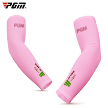 Load image into Gallery viewer, PGM Golf Ice Silk Sunscreen Sleeve for Men and Women (Color:Pink Size:XXL)