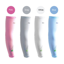 Load image into Gallery viewer, PGM Golf Ice Silk Sunscreen Sleeve for Men and Women (Color:Pink Size:XXL)