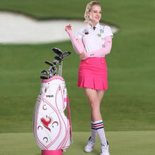 Load image into Gallery viewer, PGM Golf Ice Silk Sunscreen Sleeve for Men and Women (Color:Pink Size:XXL)