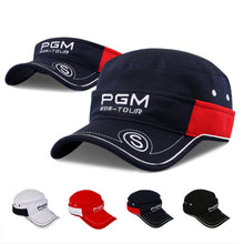 Load image into Gallery viewer, PGM Golf Men and Women Sunscreen Breathable Multi-function Hat(Navy Blue)