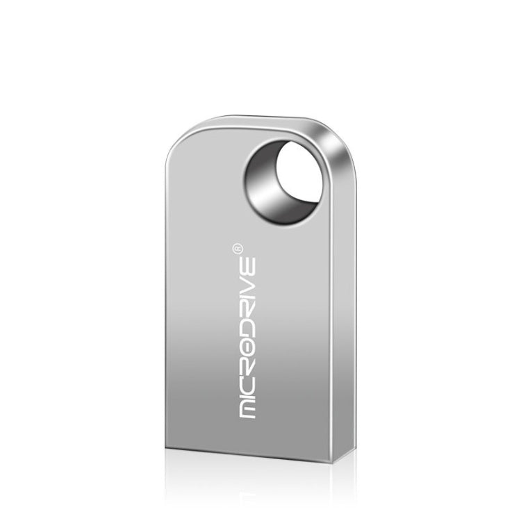 MicroDrive 16GB USB 2.0 Mini Semi-circular Metal U Disk, 16GB