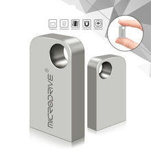 Load image into Gallery viewer, MicroDrive 16GB USB 2.0 Mini Semi-circular Metal U Disk, 16GB