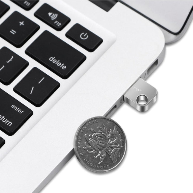 MicroDrive 16GB USB 2.0 Mini Semi-circular Metal U Disk, 16GB