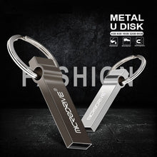 Load image into Gallery viewer, MicroDrive 4GB USB 2.0 Metal Keychain U Disk, 4GB