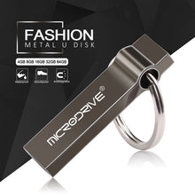 Load image into Gallery viewer, MicroDrive 4GB USB 2.0 Metal Keychain U Disk, 4GB