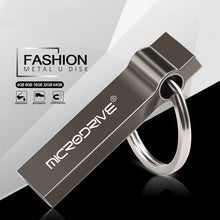 Load image into Gallery viewer, MicroDrive 4GB USB 2.0 Metal Keychain U Disk, 4GB