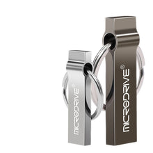Load image into Gallery viewer, MicroDrive 8GB USB 2.0 Metal Keychain U Disk, 8GB