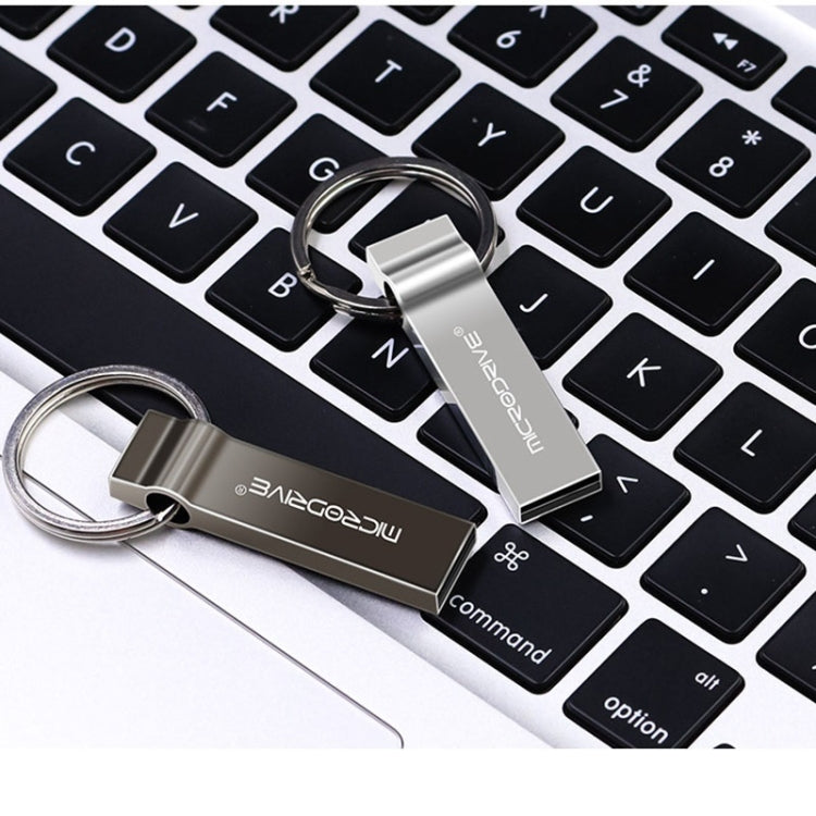 MicroDrive 8GB USB 2.0 Metal Keychain U Disk, 8GB