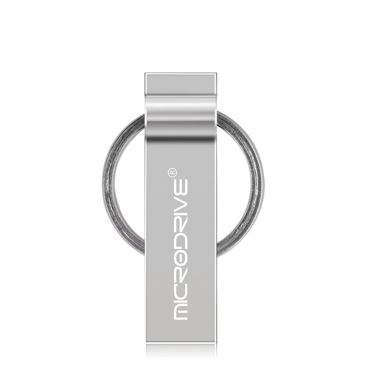 MicroDrive 8GB USB 2.0 Metal Keychain U Disk, 8GB