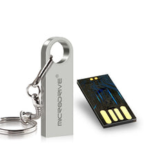 Load image into Gallery viewer, MicroDrive 128GB USB 2.0 Metal Waterproof High Speed U Disk(Grey), 128GB
