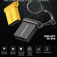 Load image into Gallery viewer, MicroDrive 8GB USB 2.0 Metal Mini USB Flash Drives U Disk, 8GB