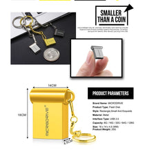 Load image into Gallery viewer, MicroDrive 16GB USB 2.0 Metal Mini USB Flash Drives U Disk, 16GB
