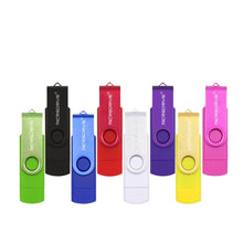 Load image into Gallery viewer, MicroDrive 32GB USB 2.0 Mobile Computer Dual-use Rotating OTG Metal U Disk, 32GB