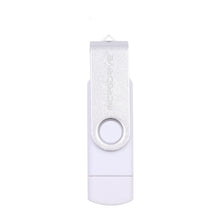 Load image into Gallery viewer, MicroDrive 32GB USB 2.0 Mobile Computer Dual-use Rotating OTG Metal U Disk, 32GB