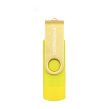 Load image into Gallery viewer, MicroDrive 32GB USB 2.0 Mobile Computer Dual-use Rotating OTG Metal U Disk, 32GB