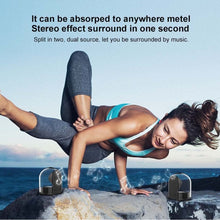 Load image into Gallery viewer, True 3D TWS Magnetic Wireless Bluetooth Stereo Surround HiFi Speaker with Full Transparent Home