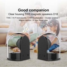 Load image into Gallery viewer, True 3D TWS Magnetic Wireless Bluetooth Stereo Surround HiFi Speaker with Full Transparent Home