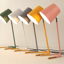 Load image into Gallery viewer, LED Eye-caring Table Lamp Modern Creative Minimalist Bedroom Bedside Lamp Student Study Table Lamp