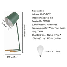Load image into Gallery viewer, LED Eye-caring Table Lamp Modern Creative Minimalist Bedroom Bedside Lamp Student Study Table Lamp