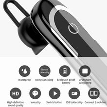 Load image into Gallery viewer, Moloke D5 Hanging Ear Type Business Bluetooth Waterproof Anti-sweat Noise Cancelling Earphone HiFi Sound Headset