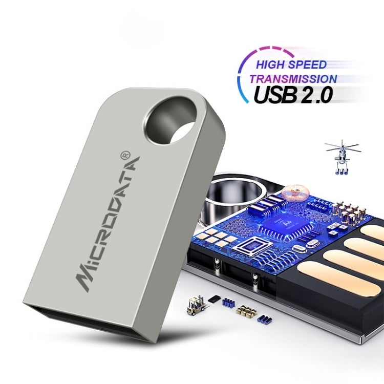 Microdata 64GB USB 2.0 Mini Metal U Disk, 64GB
