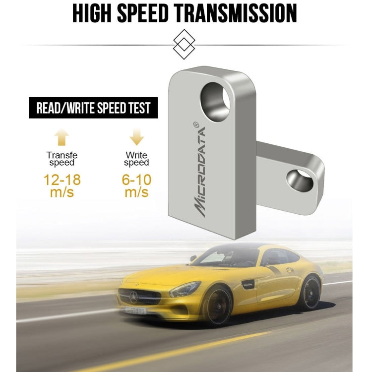 Microdata 64GB USB 2.0 Mini Metal U Disk, 64GB
