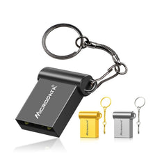 Load image into Gallery viewer, MiCRODATA 16GB USB 2.0 Computer and Car Two-use Mini U Disk(Silver Grey), 16GB