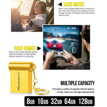 Load image into Gallery viewer, MiCRODATA 32GB USB 2.0 Computer Car Two-use Mini U Disk(Silver Grey), 32GB