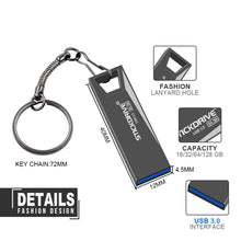 Load image into Gallery viewer, STICKDRIVE 64GB USB 3.0 High Speed Mini Metal U Disk, 64GB