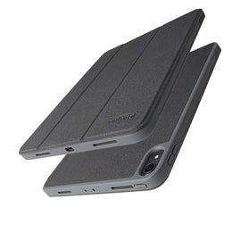 Mutural Exquisite Series Cloth Texture PU+TPU Leather Case for iPad Pro 12.9 inch (2018), with 3-Fold Holder & Pen Slot & Sleep & Wake-up Function