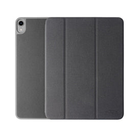 Mutural Exquisite Series Cloth Texture PU+TPU Leather Case for iPad Pro 12.9 inch (2018), with 3-Fold Holder & Pen Slot & Sleep & Wake-up Function