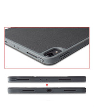 Load image into Gallery viewer, Mutural Exquisite Series Cloth Texture PU+TPU Leather Case for iPad Pro 12.9 inch (2018), with 3-Fold Holder &amp; Pen Slot &amp; Sleep &amp; Wake-up Function
