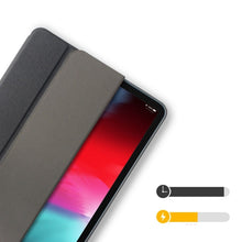 Load image into Gallery viewer, Mutural Exquisite Series Cloth Texture PU+TPU Leather Case for iPad Pro 12.9 inch (2018), with 3-Fold Holder &amp; Pen Slot &amp; Sleep &amp; Wake-up Function
