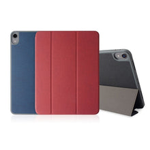 Load image into Gallery viewer, Mutural Exquisite Series Cloth Texture PU+TPU Leather Case for iPad Pro 12.9 inch (2018), with 3-Fold Holder &amp; Pen Slot &amp; Sleep &amp; Wake-up Function