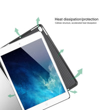 Load image into Gallery viewer, Mutural Exquisite Series Cloth Texture PU+TPU Leather Case for iPad Pro 10.5 inch, with 3-Fold Holder &amp; Pen Slot &amp; Sleep &amp; Wake-up Function