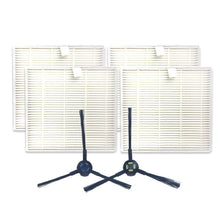 Load image into Gallery viewer, XI281 1 Pair I258 Side Brush + 4 PCS I206 Filter for ILIFE V8S
