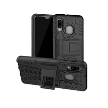 Load image into Gallery viewer, Tire Texture TPU+PC Shockproof Case for Galaxy A20e / A10e, with Holder