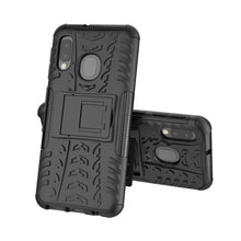 Load image into Gallery viewer, Tire Texture TPU+PC Shockproof Case for Galaxy A20e / A10e, with Holder