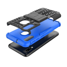 Load image into Gallery viewer, Tire Texture TPU+PC Shockproof Case for Galaxy A20e / A10e, with Holder, For Galaxy A20e