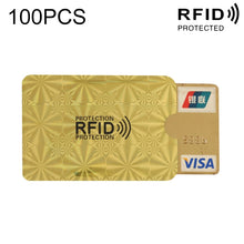 Load image into Gallery viewer, 100pcs Aluminum Foil RFID Blocking Credit Card ID Bank Card Case Card Holder Cover, Size: 9 x 6.3cm