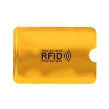 Load image into Gallery viewer, 100pcs Aluminum Foil RFID Blocking Credit Card ID Bank Card Case Card Holder Cover, Size: 9 x 6.3cm