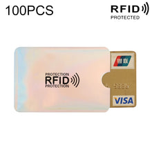 Load image into Gallery viewer, 100pcs Aluminum Foil RFID Blocking Credit Card ID Bank Card Case Card Holder Cover, Size: 9 x 6.3cm