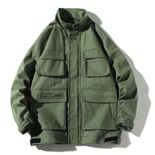 Load image into Gallery viewer, Trend Multi-pockets Top Loose Coat Simple Casual Jacket for Men, M, L, XL, XXL, XXXL