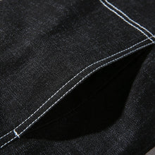 Load image into Gallery viewer, Hooded Casual Letter Print Tooling Denim Jacket for Men, M, L, XL, XXL, XXXL, XXXXL