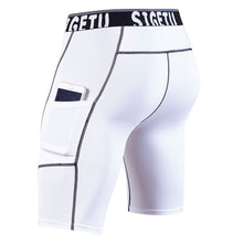 Load image into Gallery viewer, SIGETU Quick-drying Stretch Tights Five Pants(Color:Gray Size:XXXL), S, M, L, XL, XXL, XXXL