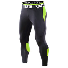 Load image into Gallery viewer, SIGETU Men Fitness Quick-drying Stretch Trousers (Color:Black Green Size:XXL), S, M, L, XL, XXL, XXXL