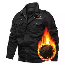 Load image into Gallery viewer, Men Casual Slim Plus Velvet Jacket (Color:Black Size:XXXXL), M, L, XL, XXL, XXXL, XXXXL, 5XL, 6XL
