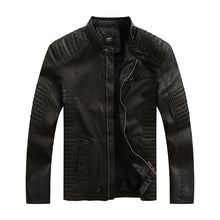 Load image into Gallery viewer, Fashionable Men Leather Jacket, M, L, XL, XXL, XXXL, 4XL