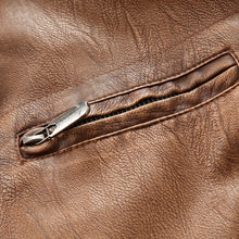 Load image into Gallery viewer, Fashionable Men Leather Jacket, M, L, XL, XXL, XXXL, 4XL