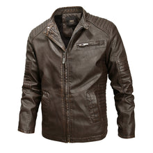 Load image into Gallery viewer, Fashionable Men Leather Jacket, M, L, XL, XXL, XXXL, 4XL